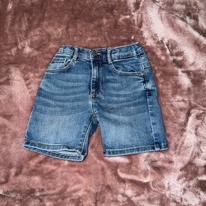 Denim shorts for toddler boy